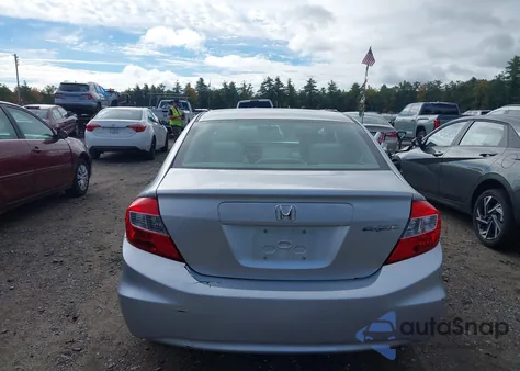 2012 Honda Civic Lx из США, поврежденный, VIN 2HGFB2F55CH564330